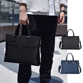 Briefcase, luxury modern 15-inch laptop bag, 16-inch laptop bag, business trip bag, casual briefcase, laptop bag No Navy/ONE