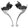 HIAORS Silver Left Right 7/8" 22mm Clutch Brake Handle Levers