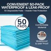 TANNESS 50 x Disposable Bed Pads - 90x60cm Pads Women