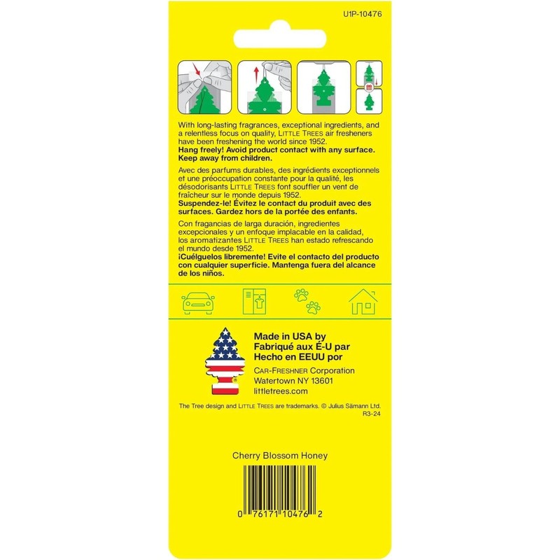 LITTLE TREES Car Air Freshener | Hanging Paper Tree for