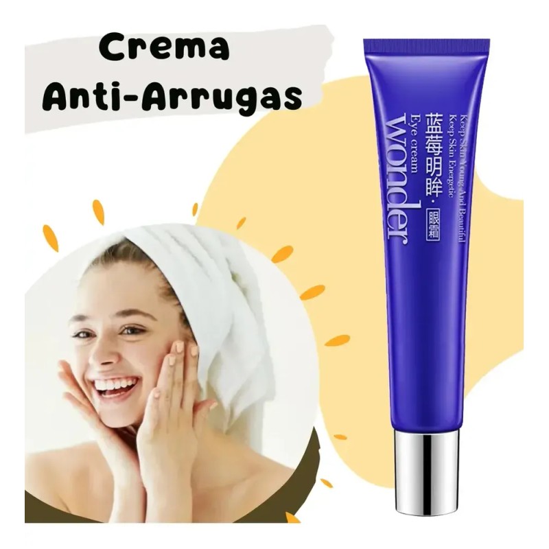 Crema Ojos Blue Berry Rejuvenecedora Quita Arrugas Y Ojeras Tipo