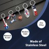 Lamatar1 Texas Souvenir Keychain Metalic (God Bless Texas Keychain)