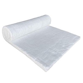 CeraTex Ceramic Fiber Blanket Insulation Enhanced 8# Density 1" x 24" x 60", 2300°F High Temperature Insulation for Kiln Stove Furnace Glass Fusing Pizza Oven