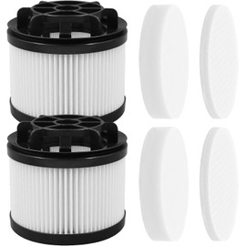 BEBEMOR Vacuum Cleaner Replacement Filter Kit Compatible LVAC-200, 2 Pre-Motor Filters 2 Post-Motor Filters, White