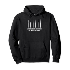 lock picking Lock pick tools lock picker and locksmith Pullover Hoodie