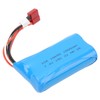 7.4V 1500mAh 15C Lipo Battery with Charging Cable Rechargeable Lithium