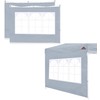 SCOCANOPY Church Window Sidewall for 10x10 Canopy Frame, 3 Pack