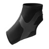 Antar AT53041 LL Ankle Bandage with Tapes for Left Leg, Large, Black, 40 g