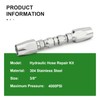TAISHER 2PCS Hydraulic Hose Repair Kit 3/8" Reusable Fittings, 2-Wire