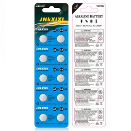 JNKXIXI 20 Pack LR44 Lr 44b l1154c AG13 SR44 Batteries A76 357 303 1154 1.5 Volt Ornament Batteries Button Coin Cell Battery
