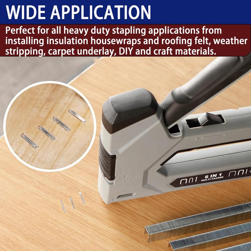 HW HAMWOO 20 Guage 304 Stainless Steel T/50 Staples,4 Sizes
