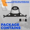 ECOTRIC Spare Tire Carrier Rack Mount Heavy Duty Compatible with