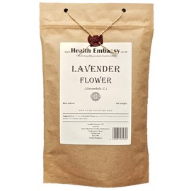 Health Embassy Lavender Flower (Lavandula L) Loose Herbal Tea (100g)