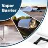 Spirecover Crawl Space Vapor Barrier, 14 Mil 10x30' Black/White Panda