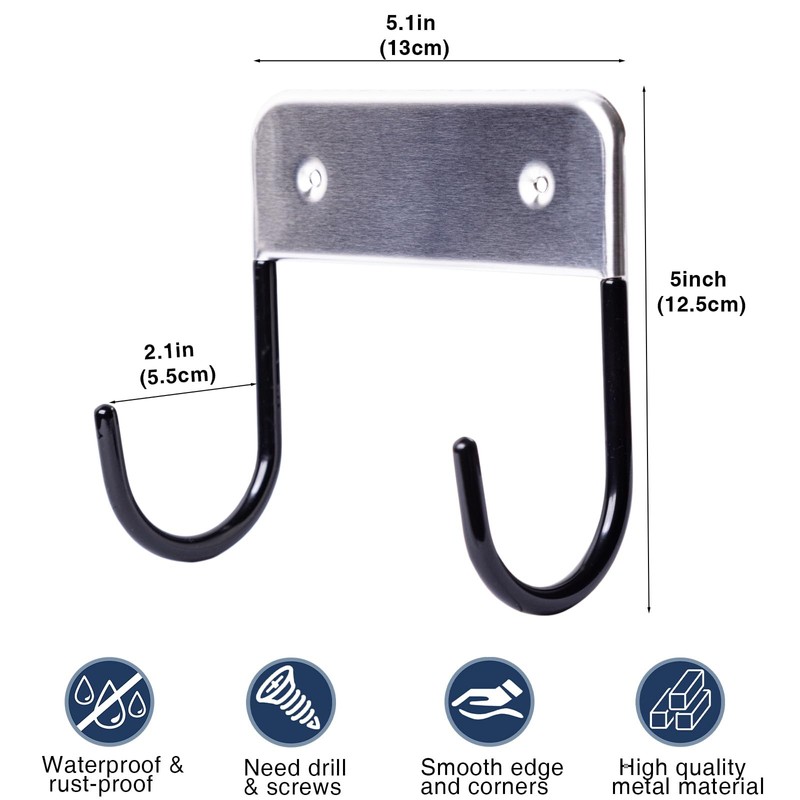 ZHMY Ironing Board Hanger Wall Mount, Ironing Board Holder for