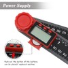 Mesee 200mm Digital Angle Finder Ruler, 7" 2-in-1 360°Multi Angle