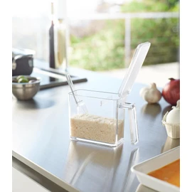 Yamazaki Jitsugyo (Yamazaki) Seasoning Stocker Tower S White 2867