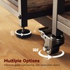 RoleDec 2-Tier Large Under Desk Printer Stand with Storage, 3D
