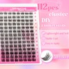 FADLASH Cluster Lashes Fluffy 10-18mm Lash Clusters Volume Lash Extension