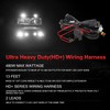 13ft LED Light Switch Wiring Harness 14AWG 1‑to‑2 with Relay