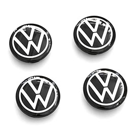 Volkswagen 10A071213 Wheel Hub Caps (Pack of 4) Dynamic VW Logo Wheel Trim