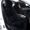 AOGELAN Fluffy Sheepskin Car Seat Cover, Fuzzy Long Wool Front