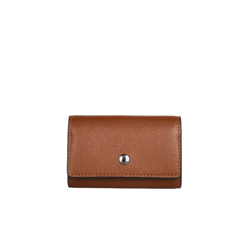 Coach CX142 Men's Accessory Key Case QB/SD (Saddle) Brown [Outlet],