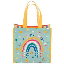 Stephen Joseph, Medium Recycled Gift Bag with Handles, Kids, Reusable, Birthday Party Gift Bag, Shopping Bag