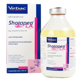 Shotapen La 250ml. Antibiotico Bovino Equino Canino Felino