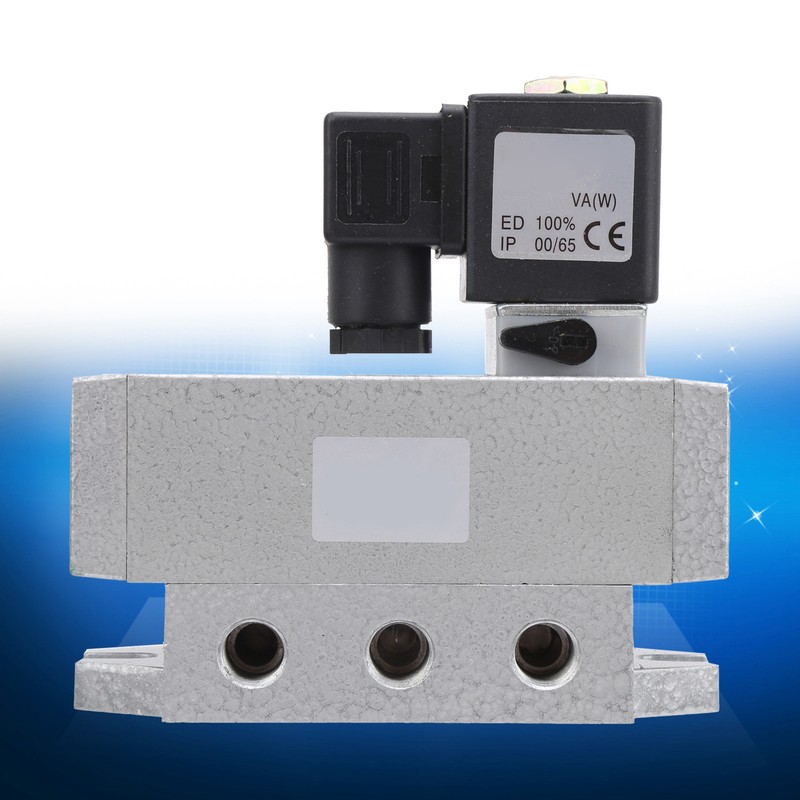 2 Position 5 Way Solenoid Valve Single Electric Control Pneumatic