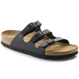Birkenstock Florida Soft Footbed - Birko-Flor™ Black Birko-Flor™ 2 39 (US Women's 8-8.5) Regular