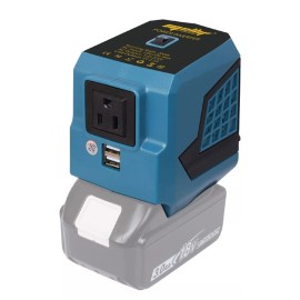 Mellif Portable Power Station for Makita 18v Battery, 200W Cordless Inverter AC