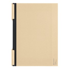 Kokuyo No-BRCN202LS Clip Notebook BIZRACK A4, Sand Beige