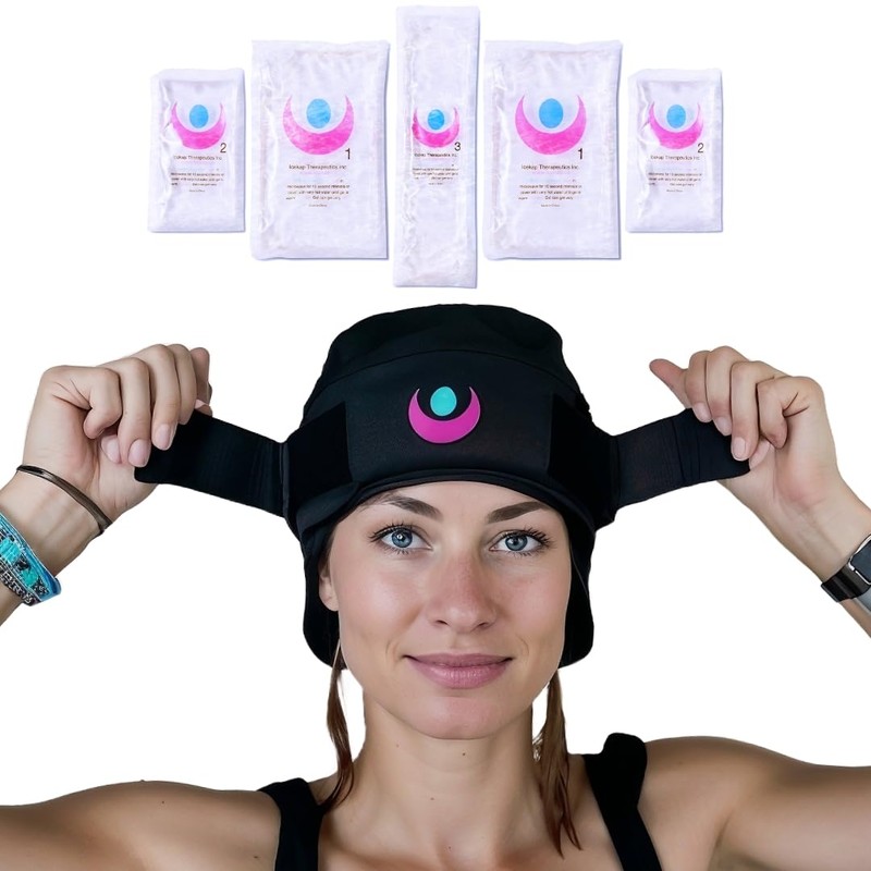 5 Extra Therapy Grade Gel Packs for Icekap Migraine Cold
