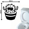 Toilet Stickers - 8 Pieces (4 Designs) Pee Target -