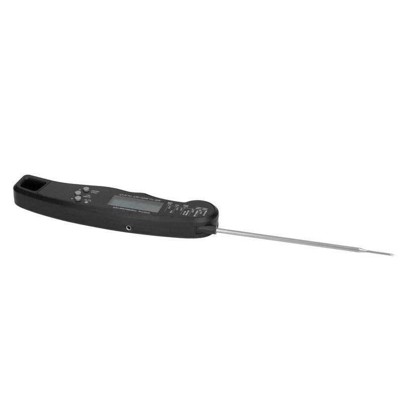 Barbecue Thermometer Double Probe Head LCD Display Easy to Store