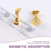 DALAETUS 4pcs Magnetic Nail Tips Stand,Nail Stand Display, Acrylic Nail