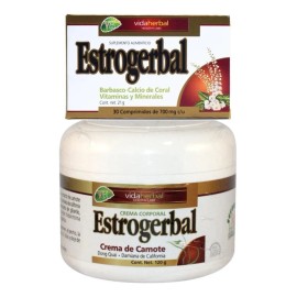 Estrogerbal Crema De Camote Silvestre + Paquete Completo Hierbas