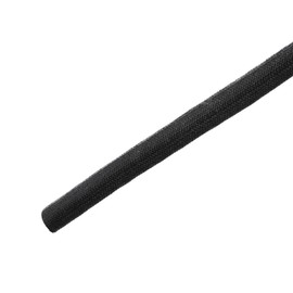 DMiotech 7mmx5m Fiberglass Sleeve Insulating Small Lines Fabric Tubing for Wire Protecting with Resin Black