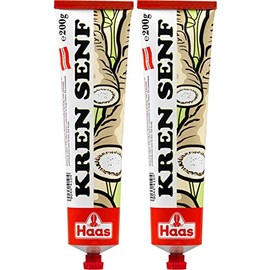 Haas Mustard with Horseradish 2 x 200 g, Haas / Austria