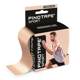 Pinotape Sport Correction Kinesiology Tape, Less Elasticity, Beige