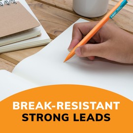 BIC Xtra Strong Mechanical Pencils with Erasers, Thick Point (0.9mm), 144-Count Bundle, Bulk Mechanical Pencils for School or Office Supplies