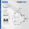 MINGSONG DC Solar Panels Disconnect Switch 16 Amp Solar Shut