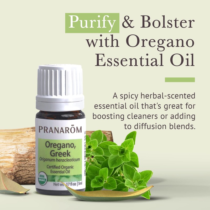 Pranarom - Oregano Essential Oil (5ml) - 100% Pure Natural