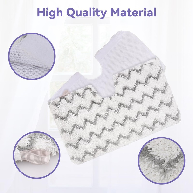 Washable for Shark Steam Mop Replacement Pads: S3501 For Shark