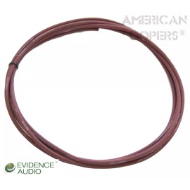 Evidence Audio Monorail Signal Cable - Burgundy Red (1 Foot)
