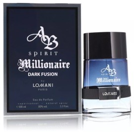 Spirit Millionaire Dark Fusion Cologne By Lomani EDP Spray 3.3oz/100ml For Men