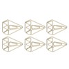 100pcs Metallic Paper Clips Golden Electroplating Process Anti Rust Paper