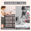 XJD Baby Changing Table with 6 Storage Drawers and Pad
