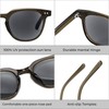 FEISEDY Round Reading Sunglasses for Men and Women Stylish Glasses